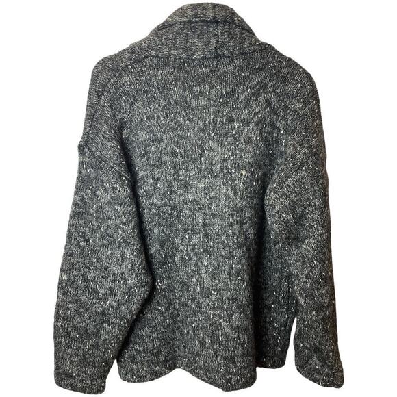 Vintage I.B. Diffusion Grey Wool Blend Cardigan Women's Size M - Picture 2 of 7